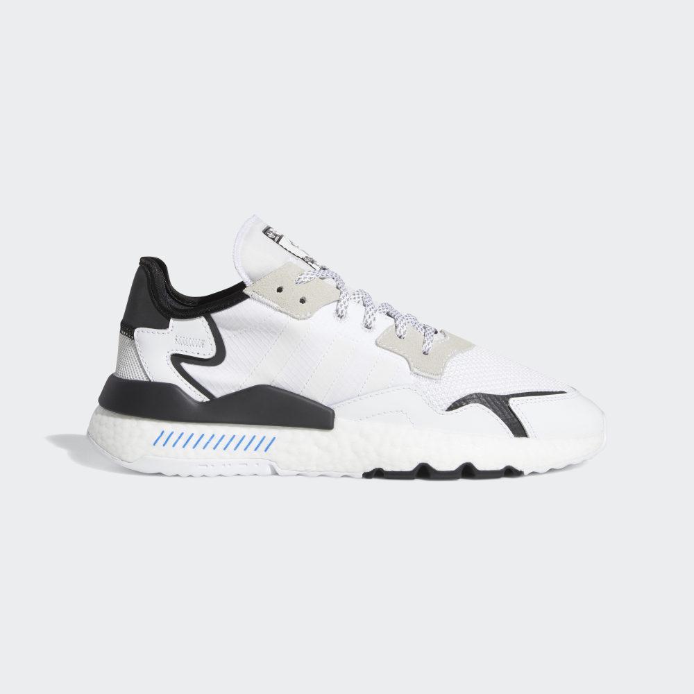 Adidas Women's Nite Jogger Star Wars Originals Shoes White/Black Ireland FW2287